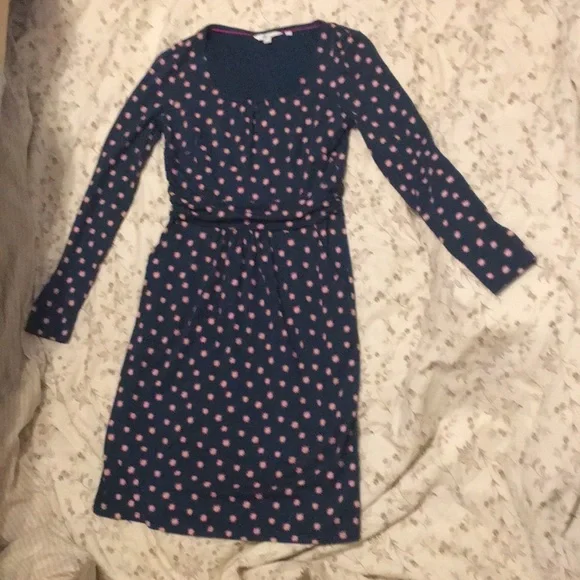 Boden Mabel Jersey Star Burst Print Dress